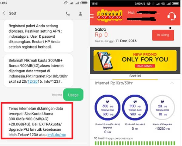 kuota gratis indosat