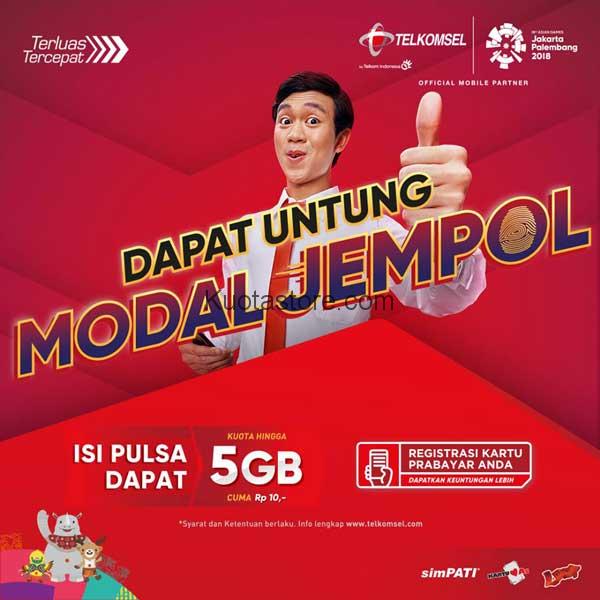 Cara Daftar Paket Simpati Murah Modal Jempol