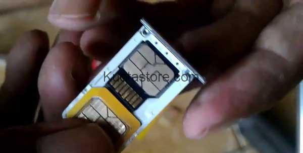 Cara Memasang Dual Sim Dan SD Card Bersamaan