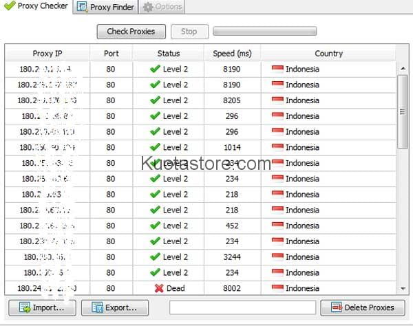 Daftar Proxy Telkomsel