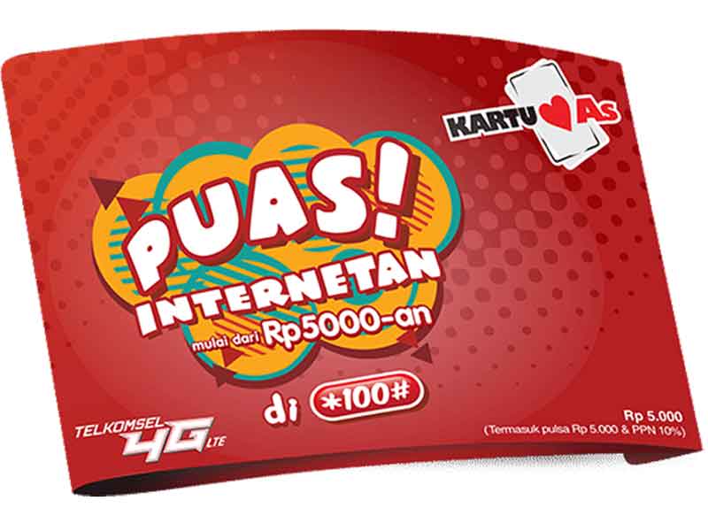 Paket Kartu AS Murah Harian