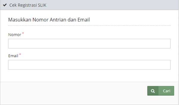 Cara Cek Status Registrasi SLIK OJK