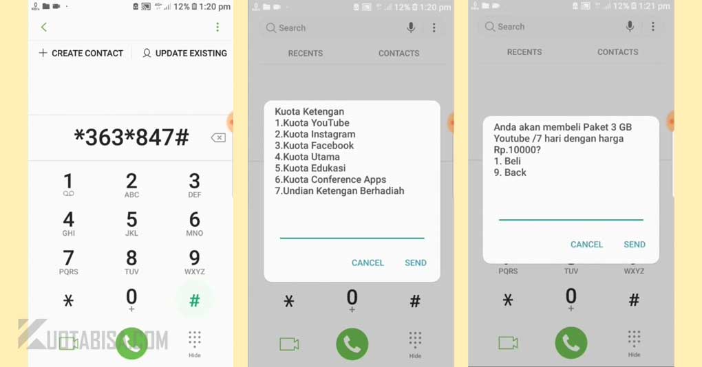 Kode Dial Telkomsel Kuota Ketengan