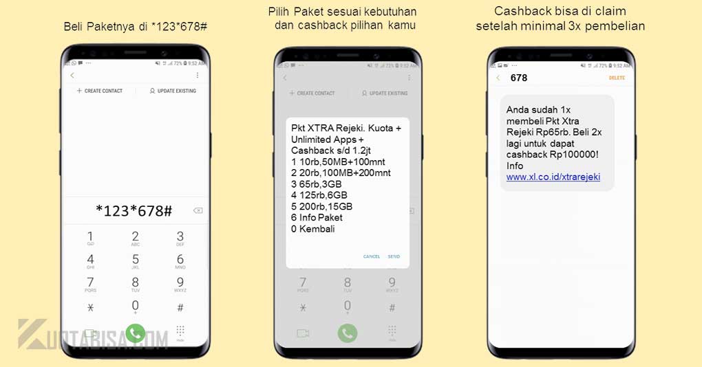 Cara Mendaftarkan Paket XL Xtra Rejeki