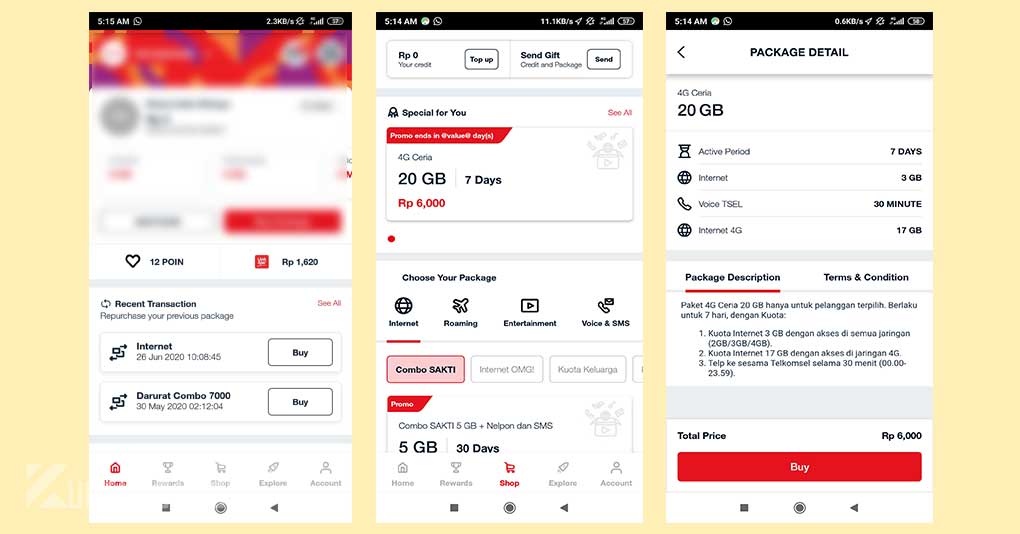 Cara Mengaktifkan Paket 4G Ceria Telkomsel