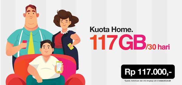 Paket Internet Tri Home