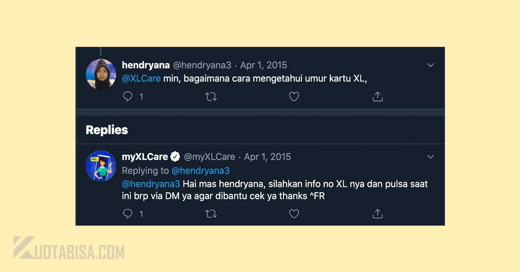 Cara Cek Umur Kartu XL