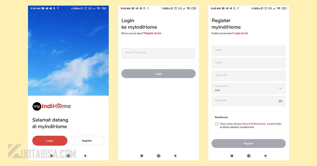 Cek Kuota IndiHome melalui Aplikasi MyIndiHome