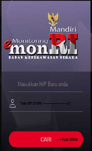 Cek Profil CPNS melalui eMonri