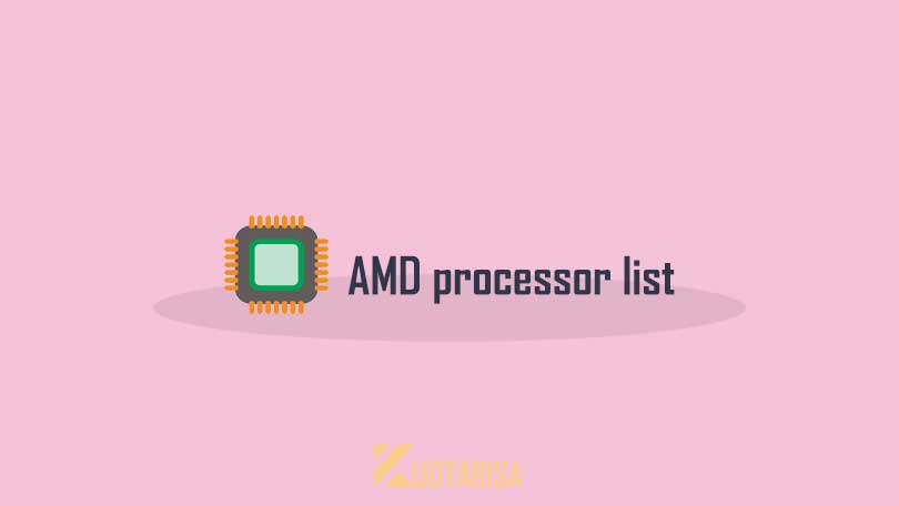 Tingkatan Processor AMD