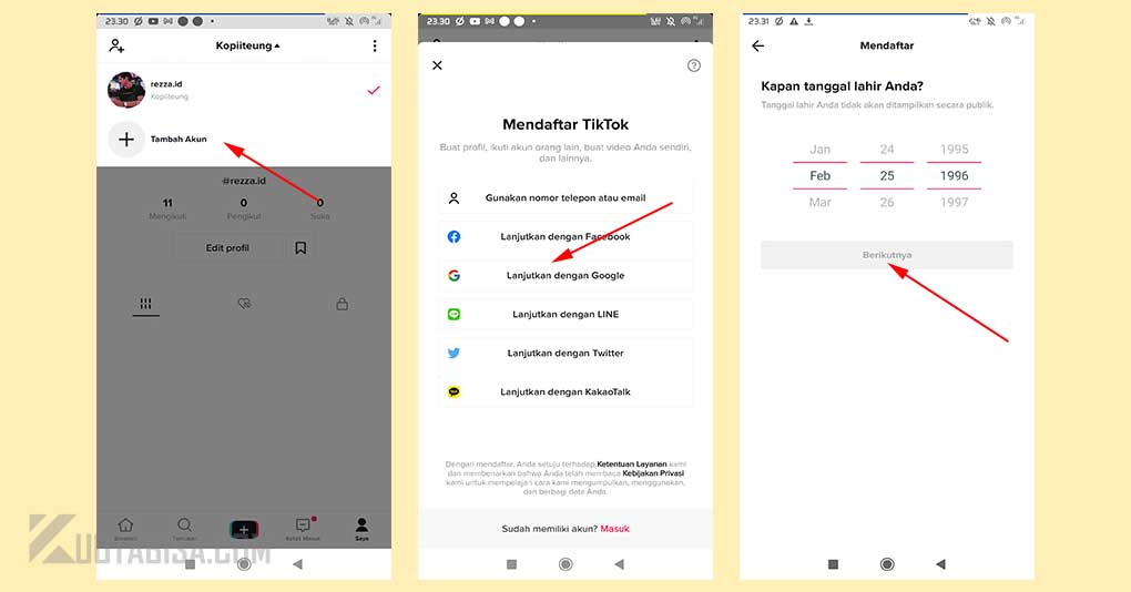 Cara Mengganti Tanggal Lahir Akun TikTok