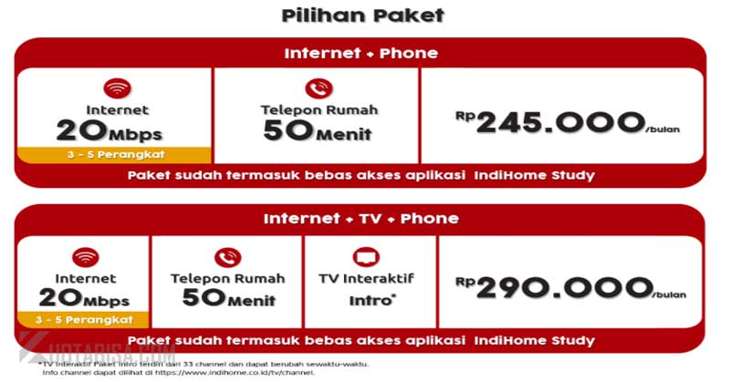 Indihome Paket Pelajar dan Guru