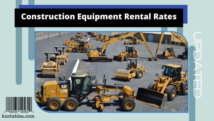 Construction Equipment Rental Rates