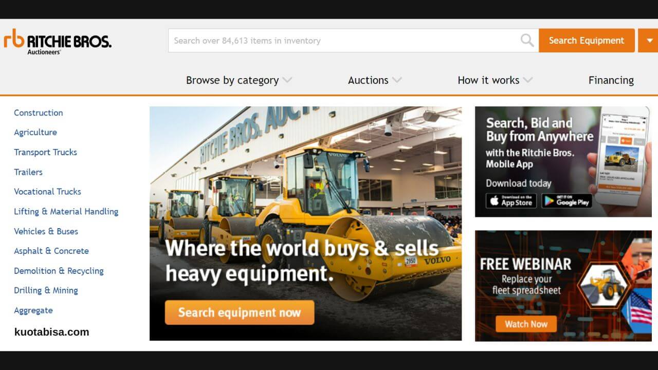 Heavy Equipment Auctions Online