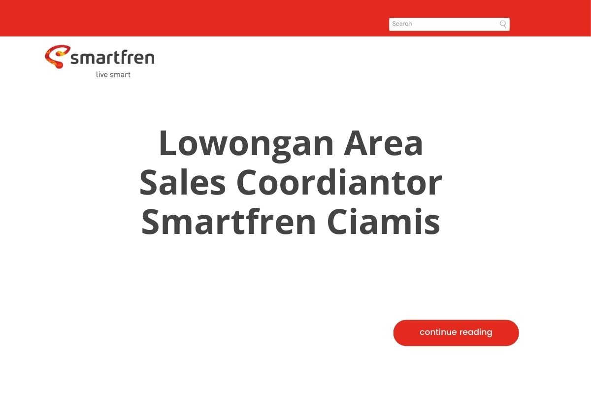 Lowongan Area Sales Coordiantor Smartfren Ciamis