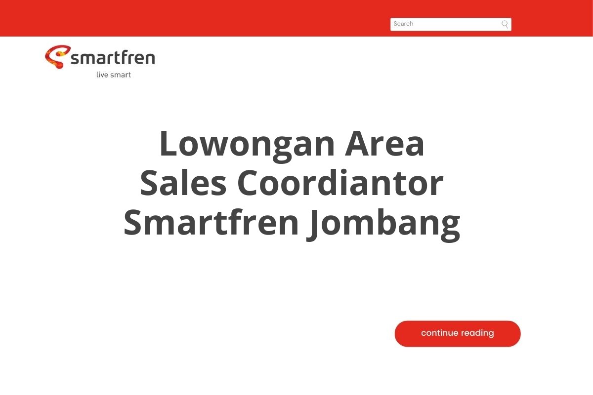 Lowongan Area Sales Coordiantor Smartfren Jombang